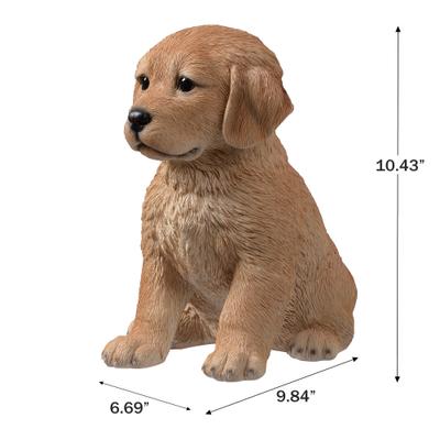 Show full view: Hi-Line Gift Golden Retreiver Puppy Statue, 10.43-in slide 8 of 9