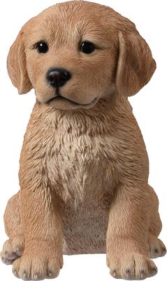 Show full view: Hi-Line Gift Golden Retreiver Puppy Statue, 10.43-in slide 2 of 9