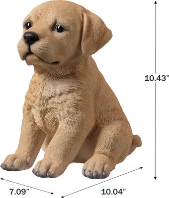 Show full view: Hi-Line Gift Labrador Puppy Statue, 10.43-in slide 8 of 9