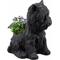 Show in main carousel: Hi-Line Gift White Terrier Flower Planter, Gray, 13.8-in slide 9 of 9
