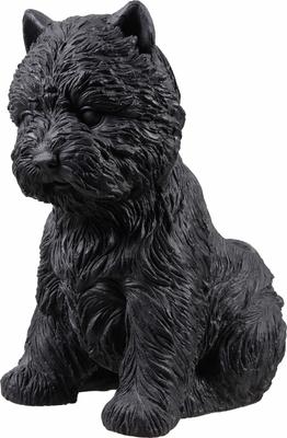 Show full view: Hi-Line Gift White Terrier Flower Planter, Gray, 13.8-in slide 7 of 9