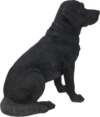 Show full view: Hi-Line Gift Noble Black Labrador Sitting Statue, 21.25-in slide 3 of 6