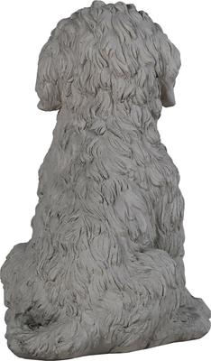 Show full view: Hi-Line Gift Curled Sitting Dog Memorial Statue, 16.14-in slide 4 of 7