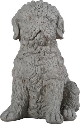 Show full view: Hi-Line Gift Curled Sitting Dog Memorial Statue, 16.14-in slide 2 of 7