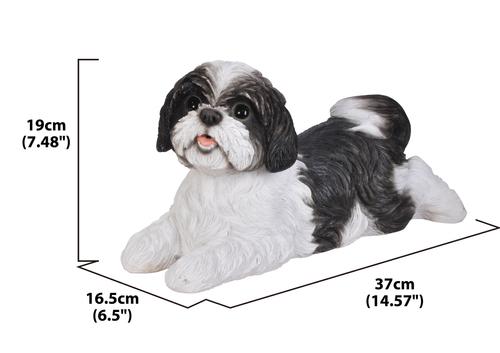 Show full view: Hi-Line Gift Shih Tzu Lying Down Statue, 7.48-in slide 6 of 7
