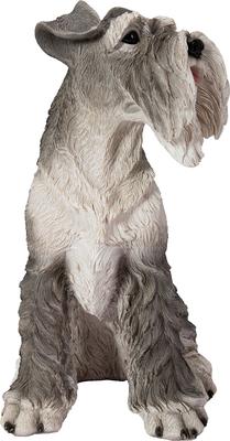 Show full view: Hi-Line Gift Sitting Schnauzer Statue, 15.5-in slide 5 of 7