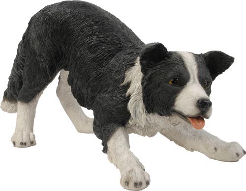 Show full view: Hi-Line Gift Dog-Border Collie Statue, 13-in slide 6 of 8