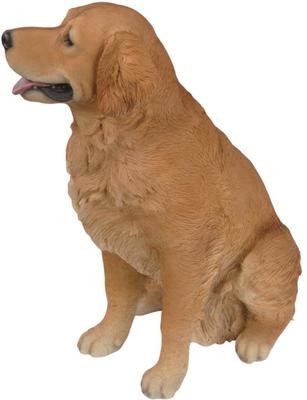 Show full view: Hi-Line Gift Sitting Golden Retriever Statue, 21-in slide 5 of 5