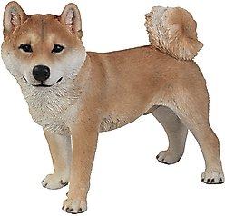 Hi-Line Gift Standing Shiba Inu Statue, 16.5-in