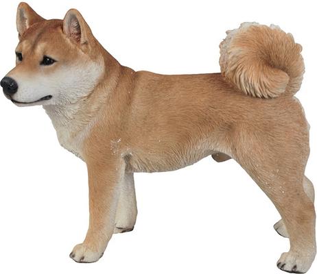 Show full view: Hi-Line Gift Standing Shiba Inu Statue, 16.5-in slide 5 of 5