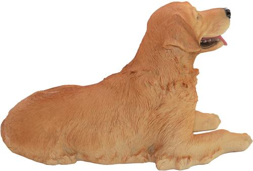 Show full view: Hi-Line Gift Golden Retriever Lying Down Statue, 14-in slide 2 of 5