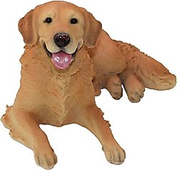 Hi-Line Gift Golden Retriever Lying Down Statue, 14-in