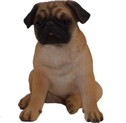 Show full view: Hi-Line Gift Sitting Pug Statue, 11-in slide 2 of 5