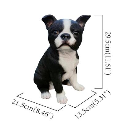 Show full view: Hi-Line Gift Chic Boston Polyresin Statue, 11.61-in slide 7 of 7