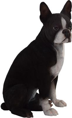 Show full view: Hi-Line Gift Boston Terrier Statue, 16.5-in slide 3 of 6