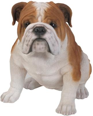 Show full view: Hi-Line Gift Bulldog Sitting Statue, 14.5-in slide 2 of 5