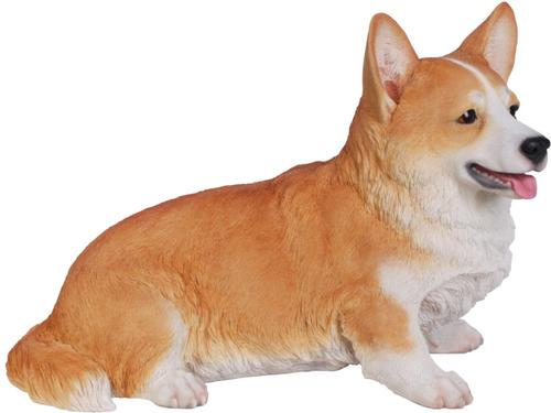 Show full view: Hi-Line Gift Corgi Statue, 13.25-in slide 3 of 5