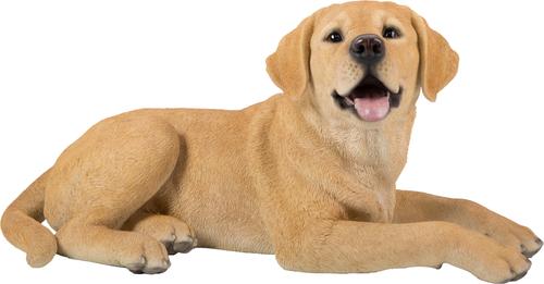 Show full view: Hi-Line Gift Yellow Labrador Retriever Lying Down Statue, 14.29-in slide 2 of 7