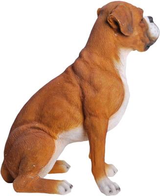 Show full view: Hi-Line Gift Sitting Boxer Statue, 18.5-in slide 3 of 5