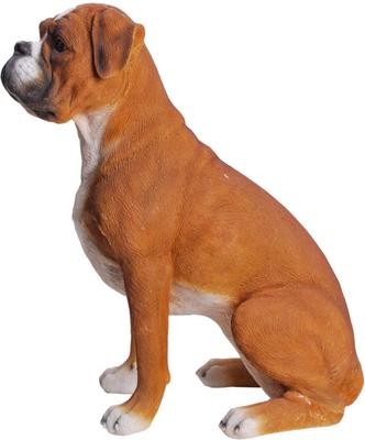 Show full view: Hi-Line Gift Sitting Boxer Statue, 18.5-in slide 4 of 5