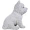 Show in main carousel: Hi-Line Gift Sitting White Terrier Statue, 12-in slide 4 of 5