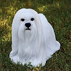 Hi-Line Gift Maltese Statue, 10-in