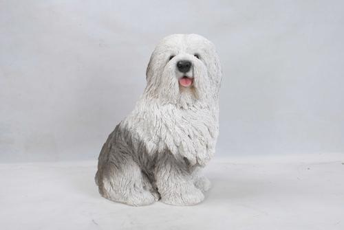 Show full view: Hi-Line Gift Old English Sheepdog Statue, 17.75-in slide 2 of 6
