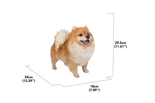 Show full view: Hi-Line Gift Standing Pomeranian Statue, 11.61-in slide 8 of 9