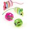 Show in main carousel: Savvy Tabby Stripe Mice & Jingle Ball Cat Toy with Catnip, 4 count slide 2 of 2