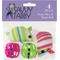 Show in main carousel: Savvy Tabby Stripe Mice & Jingle Ball Cat Toy with Catnip, 4 count slide 1 of 2