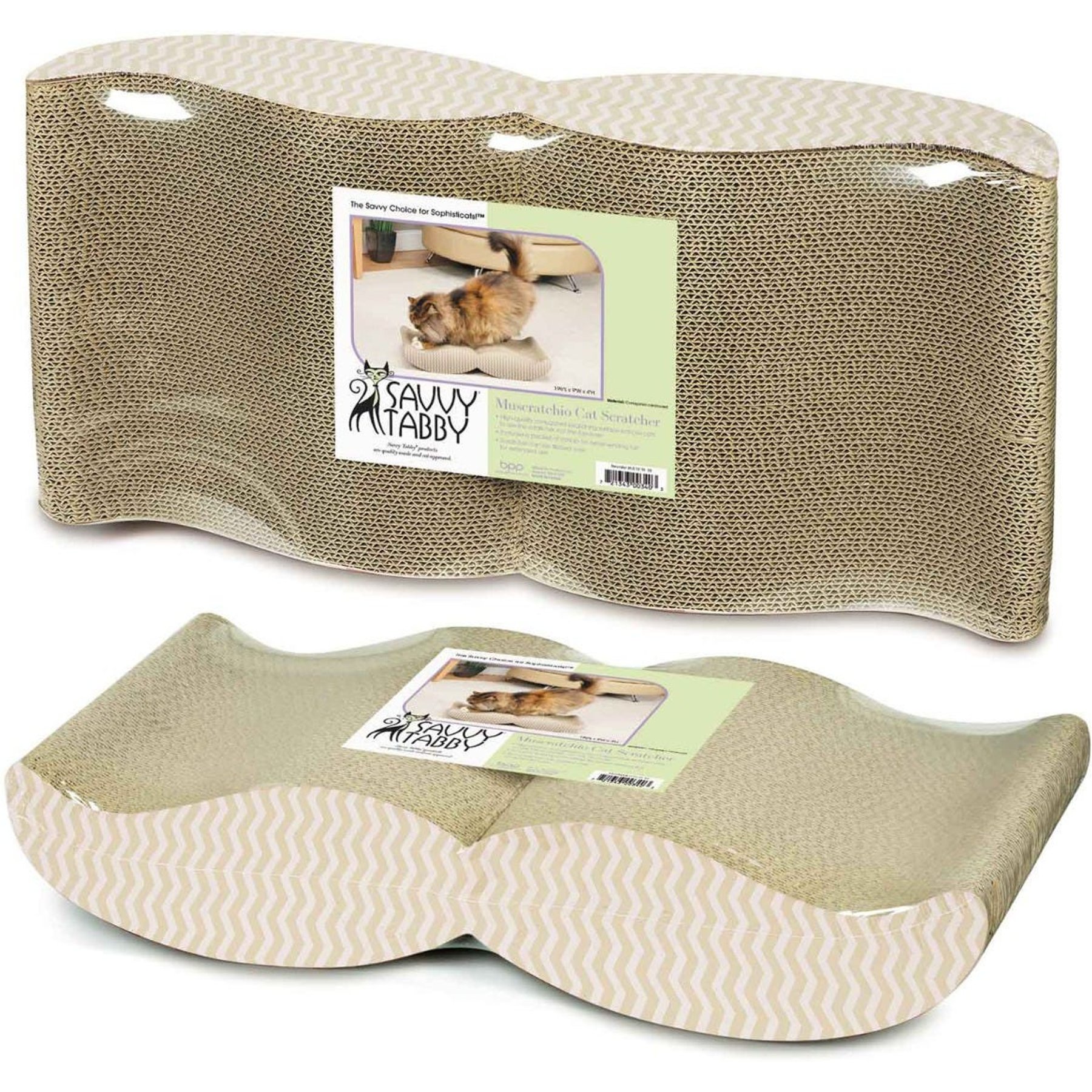 Savvy Tabby Muscratchio Cat Scratcher Toy