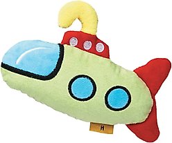 Zanies Way to Go Submarine Squeaky Dog Chew Toy