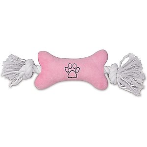 Zanies Tiny Tugger Dog Toy, Purple, 7-in