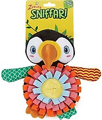 Zanies Sniffari Parrot with Squeaker Dog Chew Toy