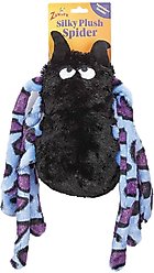 Zanies Silky Plush Spider Squeaky Dog Chew Toy slide 1 of 3
