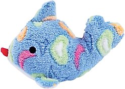 Zanies Sea Charmer Fish Squeaky Dog Chew Toy, Blue
