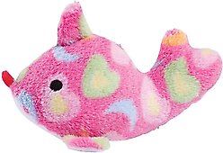 Zanies Sea Charmer Fish Squeaky Dog Chew Toy, Pink