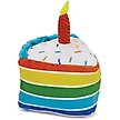 Show in main carousel: Zanies Rainbow Birthday Cake Squeaky Dog Chew Toy slide 2 of 2