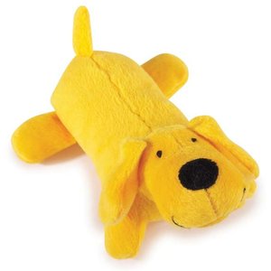 Zanies Neon Yelper Squeaky Dog Chew Toy, Yellow, Large