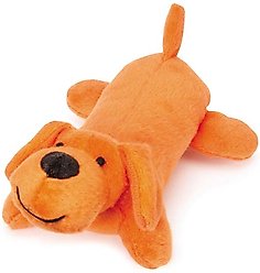 Zanies Big Yelper Orange Squeaky Dog Chew Toy, Orange