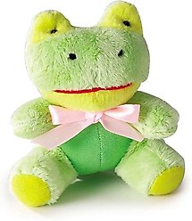 Zanies Itty Bitty Wee Frog Squeaky Dog Chew Toy, 3.5-in