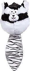 Zanies Funny Furry Fatty Skunk Squeaky Dog Chew Toy
