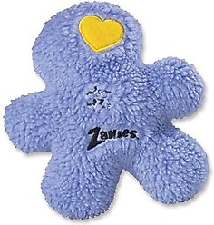 Zanies Embroidered Berber Boy Squeaky Dog Chew Toy, 8.5-in, Purple