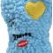 Show in main carousel: Zanies Embroidered Berber Bone Squeaky Dog Chew Toy, 8-in, Blue slide 2 of 2