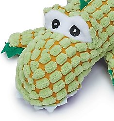 Zanies Corduroy Croc Squeaky Dog Chew Toy, Green slide 2 of 4