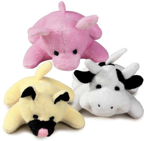 Show full view: Zanies Bitty Buddy Moo Squeaky Dog Chew Toy, 3-in slide 2 of 2
