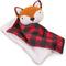 Show in main carousel: Zanies Buffalo Check Fox Puppy Blanket Squeaky Dog Chew Toy slide 3 of 6