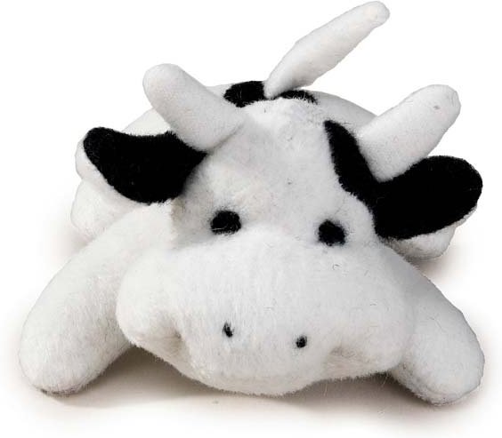 Show full view: Zanies Bitty Buddy Moo Squeaky Dog Chew Toy, 3-in slide 1 of 2