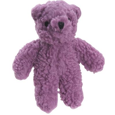 Zanies Zanies Berber Bear Squeaky Dog Chew Toy, 8.5-in, Purple