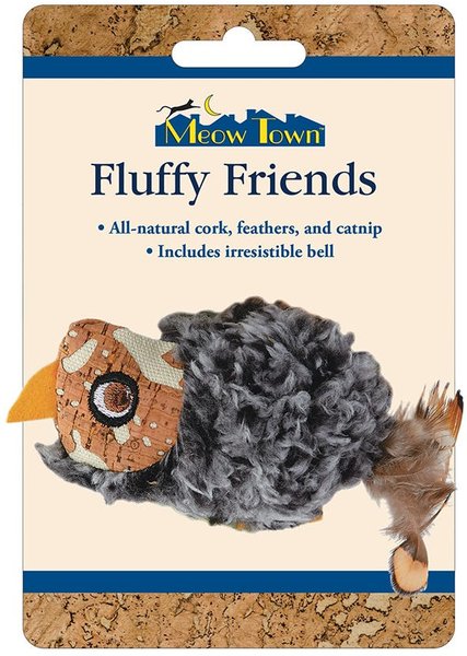 Meow Town Fluffy Friends Bird Cat Toy